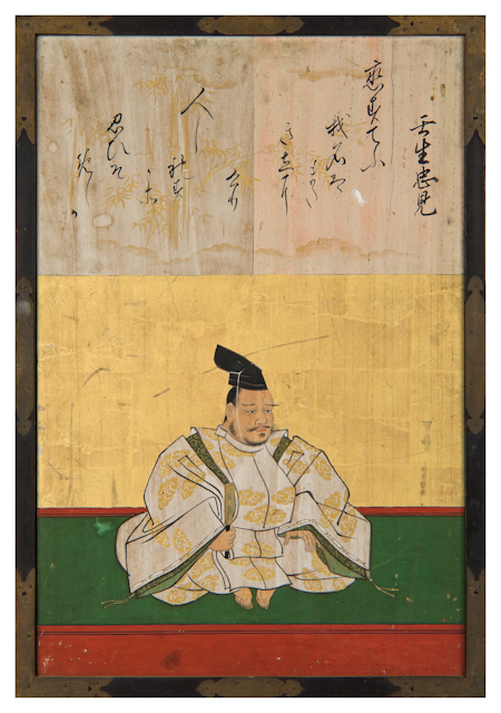 壬生忠見/小川坊城中納言俊完：狩野安信/慶安元年(1648)