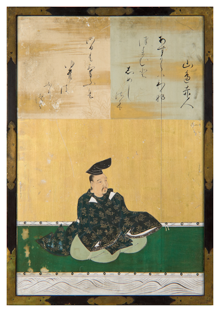 山邊赤人/梶井宮盛胤法親王：狩野探幽/慶安元年(1648)