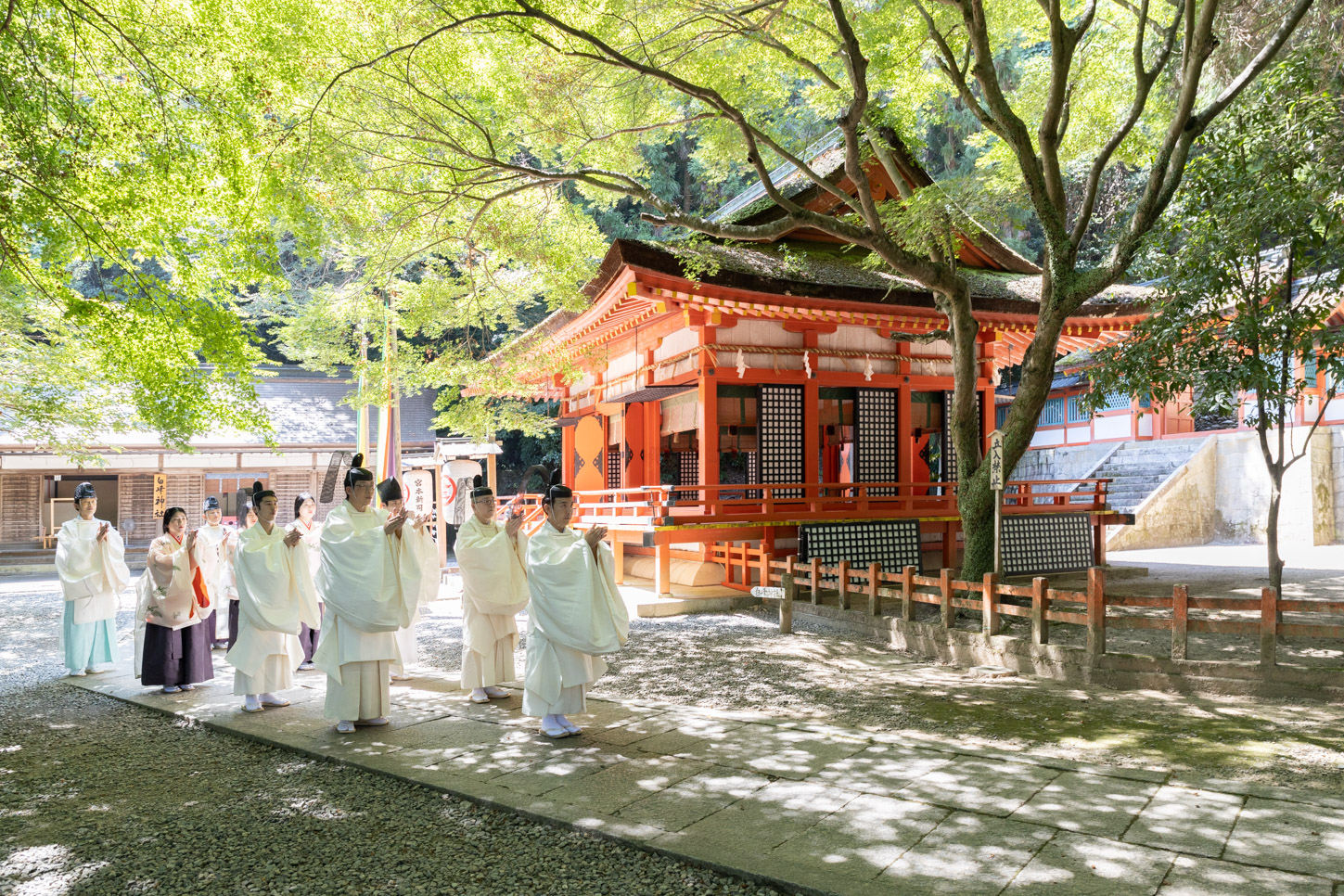 令和2年 白峰神社例祭 …… 奥社遥拝