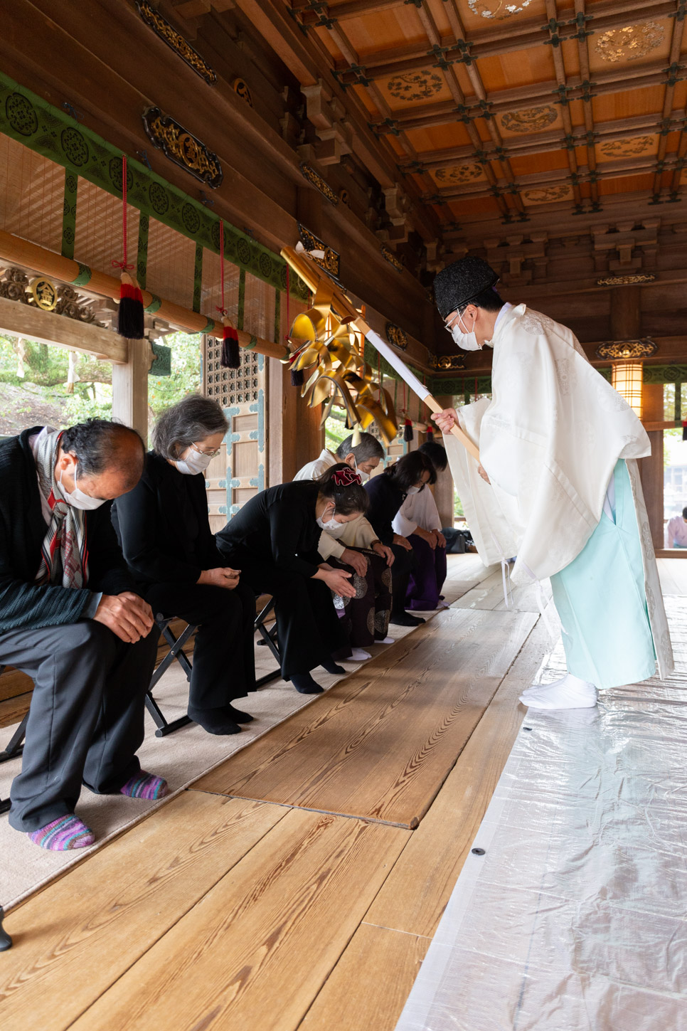 令和3年 書道家 金澤翔子様 揮毫奉納