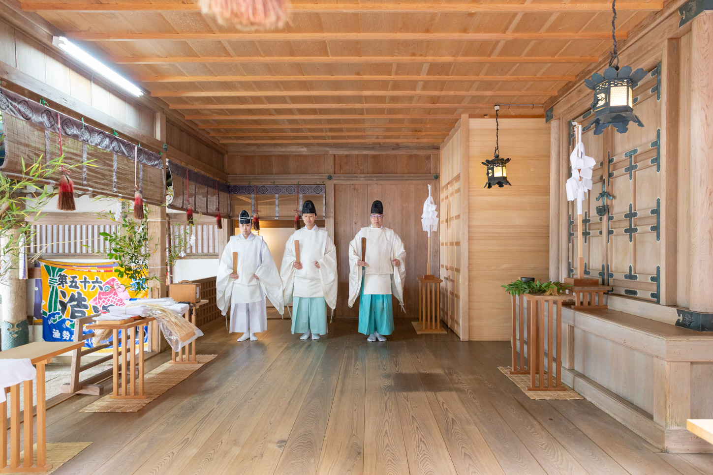 令和3年 三穂津姫社本殿遷座祭前儀清祓