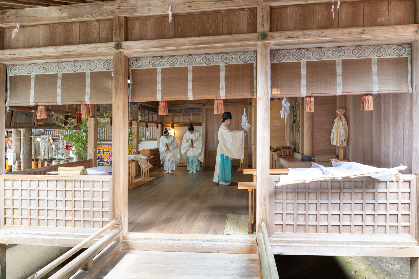 令和3年 三穂津姫社本殿遷座祭前儀清祓