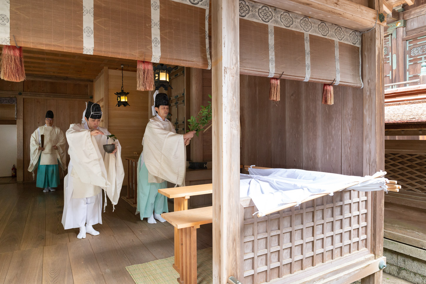 令和3年 三穂津姫社本殿遷座祭前儀清祓
