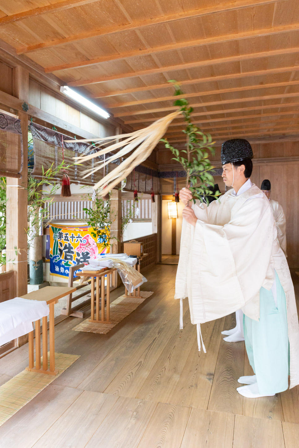 令和3年 三穂津姫社本殿遷座祭前儀清祓