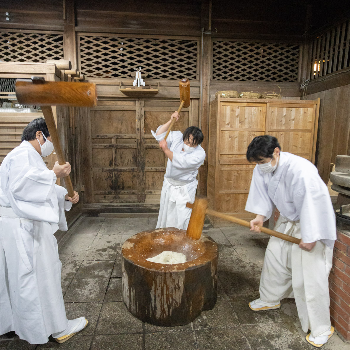 令和3年 餅つき