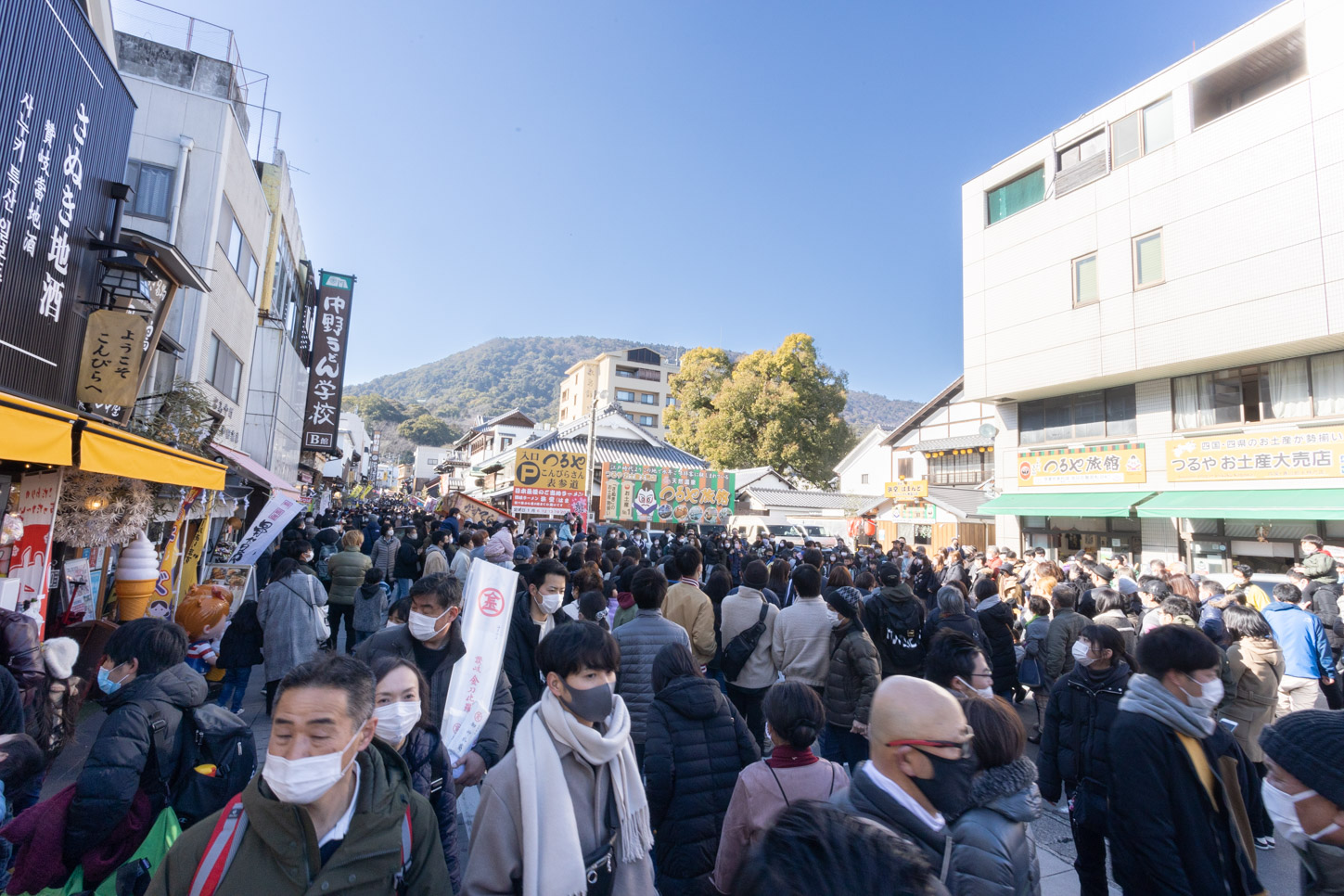 令和4年（2022）1月2日の賑わい